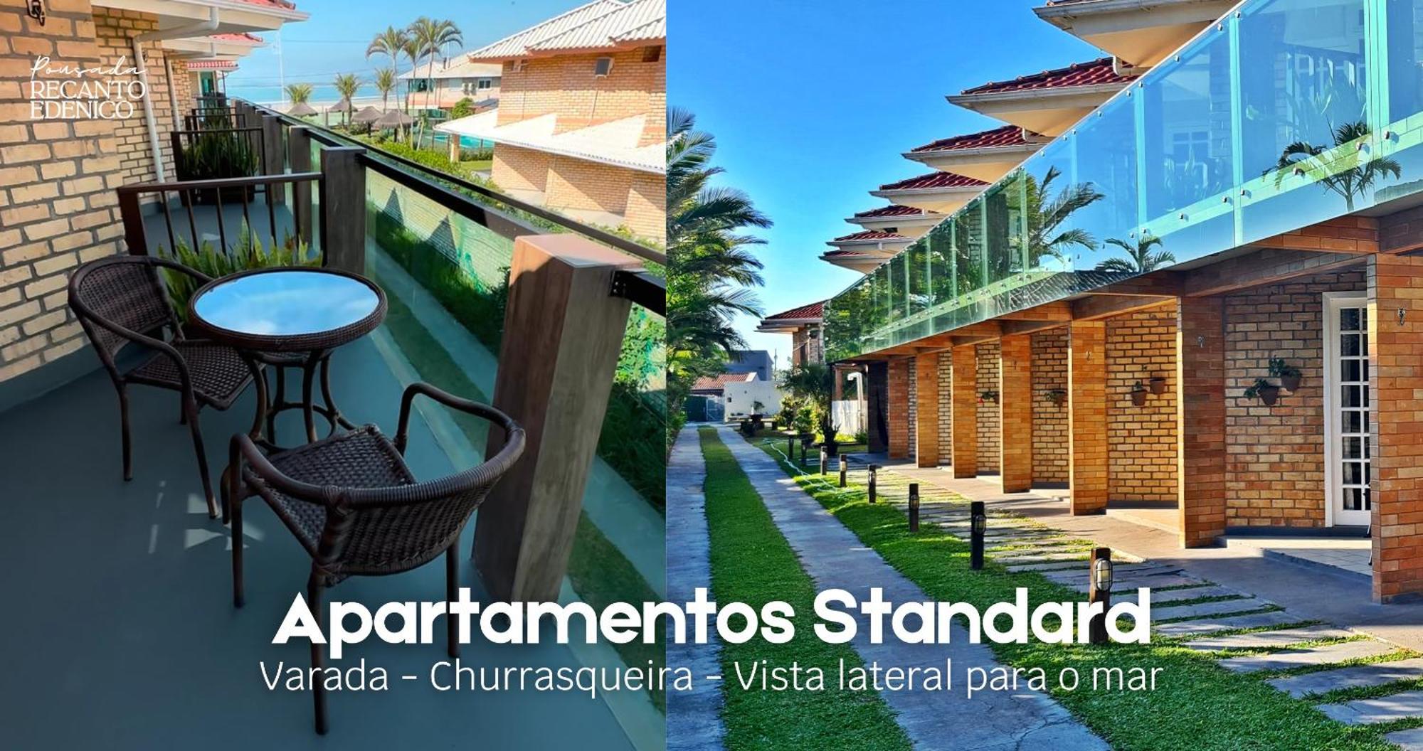 Pousada Recanto Edenico - A Beira Mar Da Praia Ponta Do Papagaio, Palhoca Sc Exterior foto